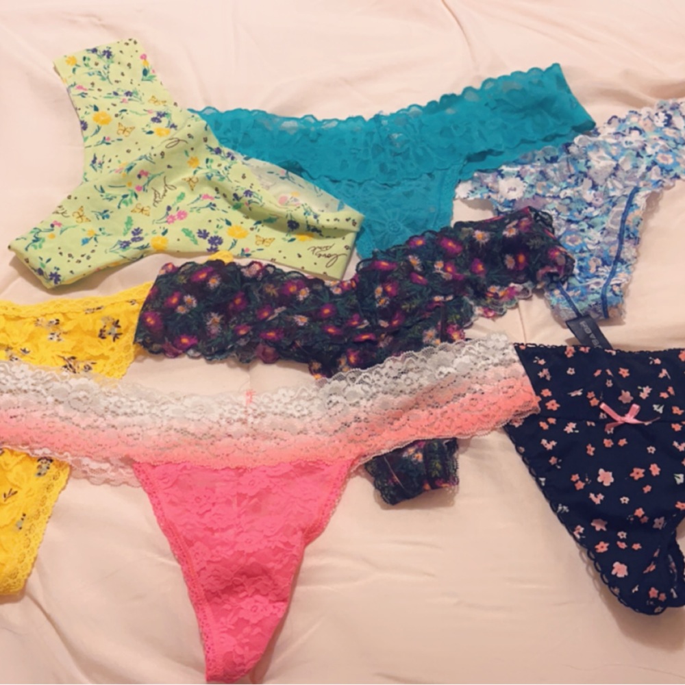 Pink Victoria’s Secret panties thongs lot
